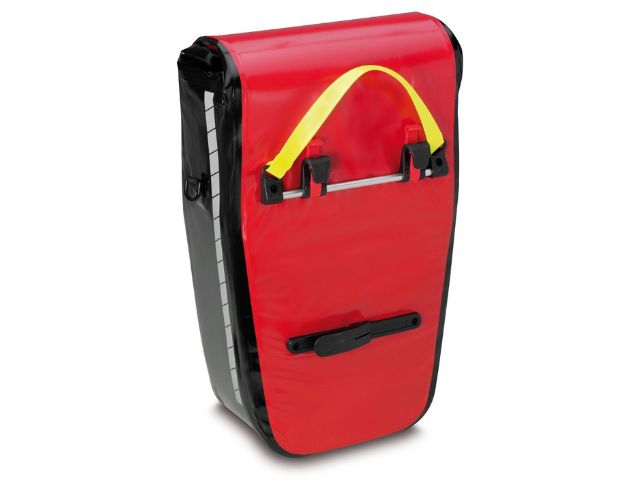 Imagen de la mochila de emergencia para bicicletas de PAX parte trasera