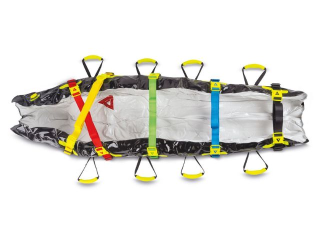 Imagen del colchón de vacío Mummy-Mat de PAX ejemplo de uso sin maniquí