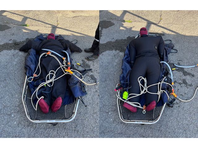 Imagen del traje bariátrico rellenable de agua para maniquíes de entrenamiento - Ruth Lee