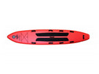 Imagen de Tabla de rescate hinchable roja y blanca Lifeguard Pro