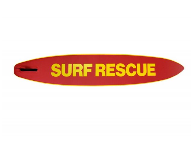 Imagen de Tabla de rescate hinchable amarilla y roja Lifeguard Pro
