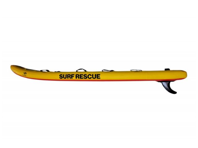 Imagen de Tabla de rescate hinchable amarilla y roja Lifeguard Pro