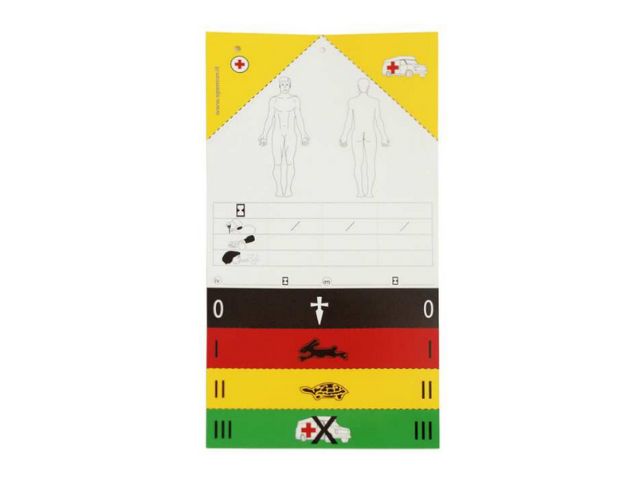 Imagen de las tarjetas de triaje de Spencer