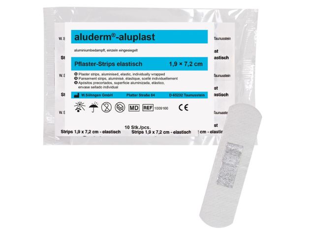 Imagen de la tirita elástica Aluderm Aluplast 1,9x7,2 cm de Söhngen