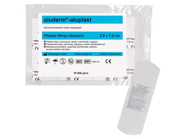 Imagen de la tirita elástica Aluderm Aluplast 2,5x7,2 cm de Söhngen