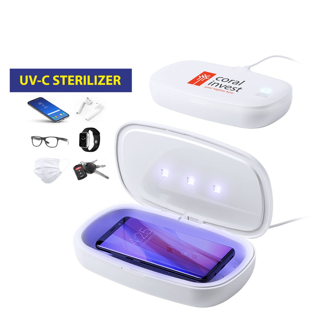 Caja esterilizadora con luz ultravioleta