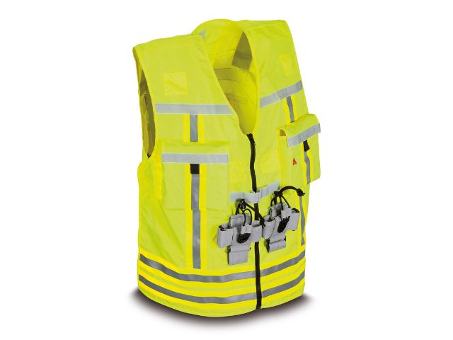 Imagen del chaleco reflectante amarillo de PAX