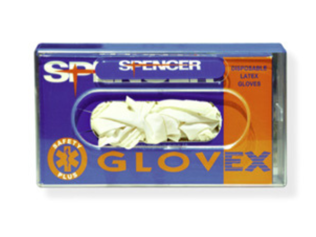 Imagen del dispensador de guantes transparentes Spencer