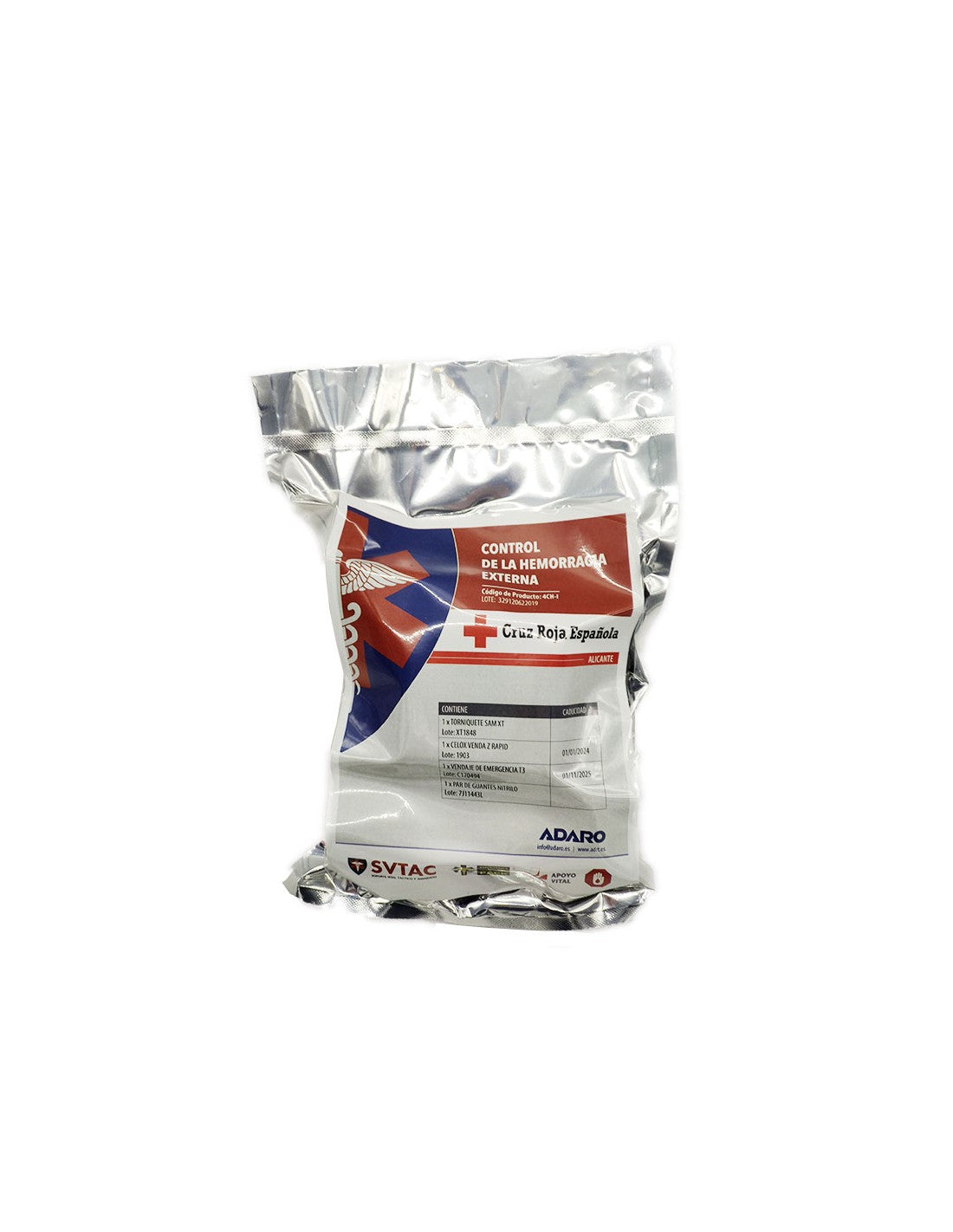 Kit Hemostático para el Control de Sangrado XL