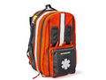 Imagen de la mochila profesional Mark Pro roja y negra con 5 bolsillos