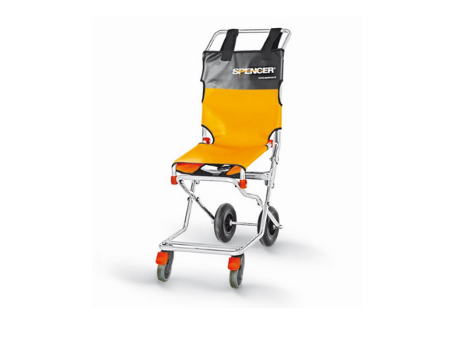 Imagen de la silla de transporte Spencer 407 Cromo