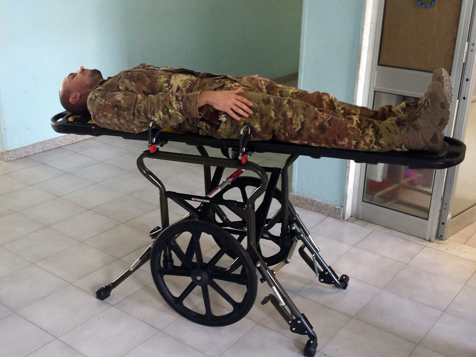 Imagen del soporte para camillas de Spencer, Sherpa
