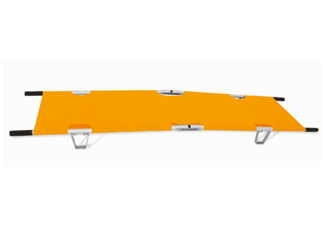 Imagen de la camilla plegable Spencer 100 naranja